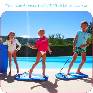USHUAÏA – Patron tee-shirt anti UV mixte du 2 au 16 ans