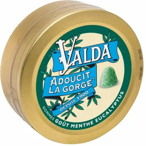 Valda Gommes Gout Menthe Eucalyptus 50g