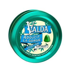 Valda Gommes Sans Sucres Gout Menthe Eucalyptus 50g
