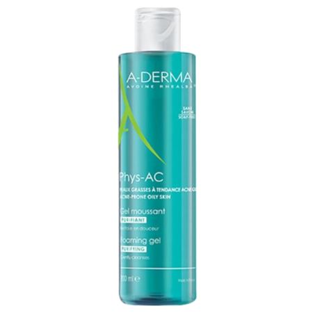 A-derma phys-ac gel moussant purifiant