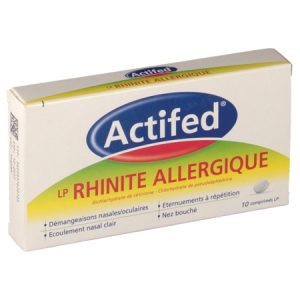 ACTIFED LP RHINITE ALLERGIQUE