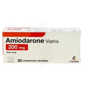 AMIODARONE VIATRIS COMPRIMÉS 200 MG BOÎTE 30
