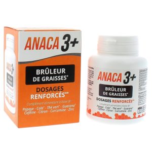 ANACA 3 BRULEUR DE GRAISSES RENFORCES 120 GUMMIES