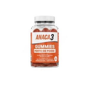 ANACA 3 PERTE DE POIDS SANS SUCRES 60 GUMMIES