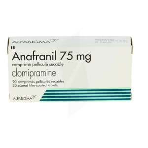 ANAFRANIL 75 MG 20 COMPRIMÉS