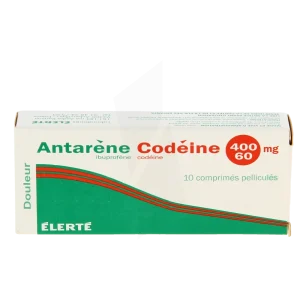ANTARENE CODEINE 400MG/60MG 10 COMPRIMÉS PELLICULÉS