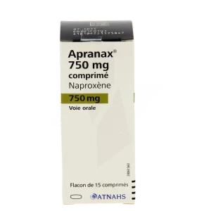 APRANAX 750 MG 15 COMPRIMÉS
