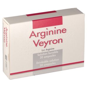 ARGININE VEYRON SUSPENSION BUVABLE 20 AMPOULES