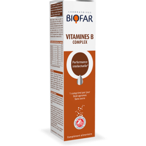 Biofar Vitamines B Complex 20 Comprimés Efferverscents
