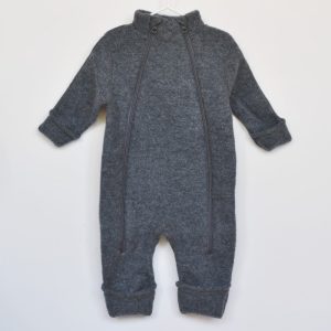 Combi-pilote en laine mérinos – gris Joha