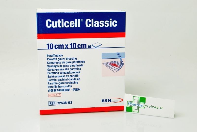 CUTICELL CLASSIC PANSEMENT VASELINE 10X10