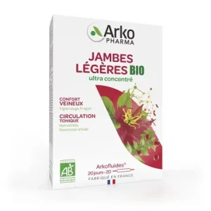 ARKOPHARMA JAMBES LÉGÈRES 20 AMP* 10 ML