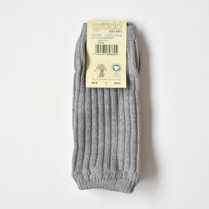 Jambières / guêtres en laine mérinos bio – gris Grödo