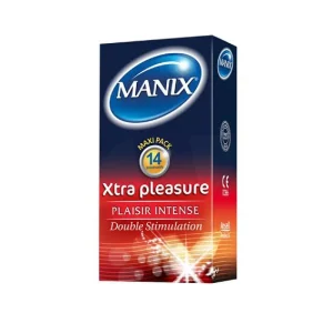 Manix Xtra Pleasure Préservatifs Lubrifiés Avec Réservoir 14 Unités