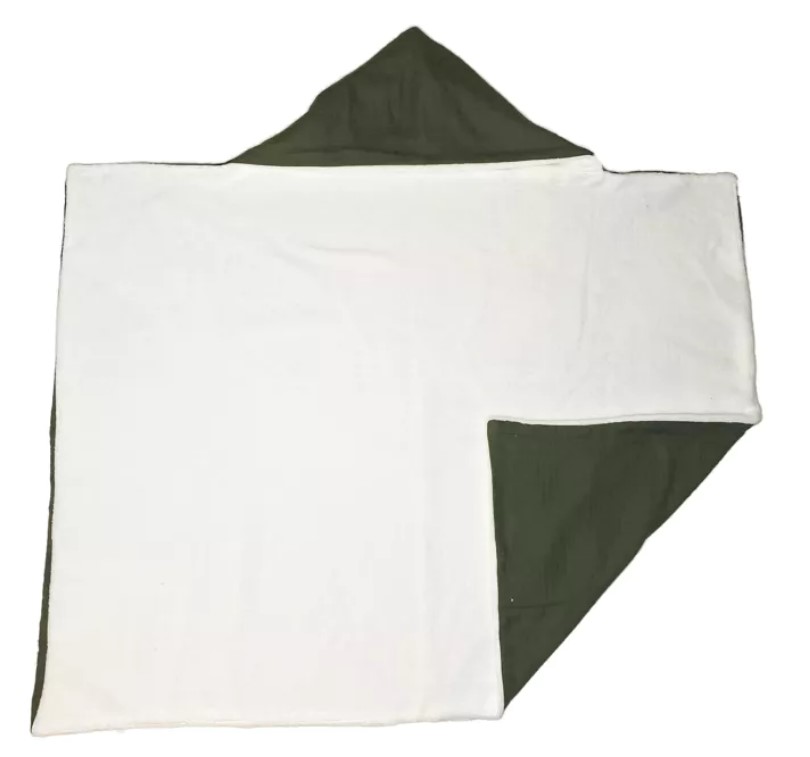 Cape de bain bébé en coton et bambou – Image 3