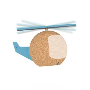 Hélicoptère en bois