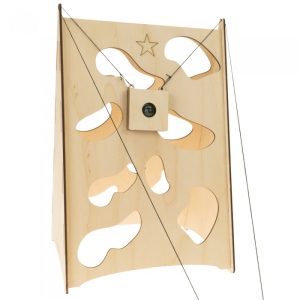 Jeu de motricité en bois – Labyrinthe à trous