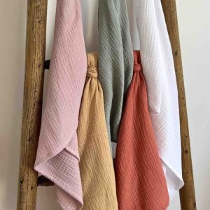 Lange en double gaze de coton