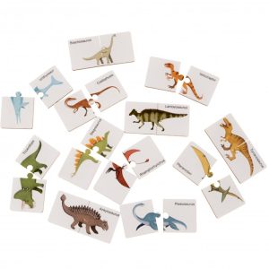 Puzzles 2 pièces – Dinosaures