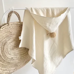 Sortie de bain en double gaze