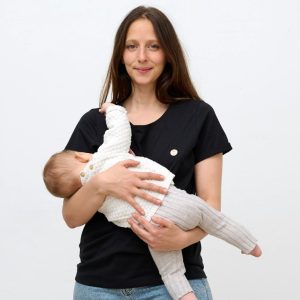 Tee-shirt basique d&rsquo;allaitement