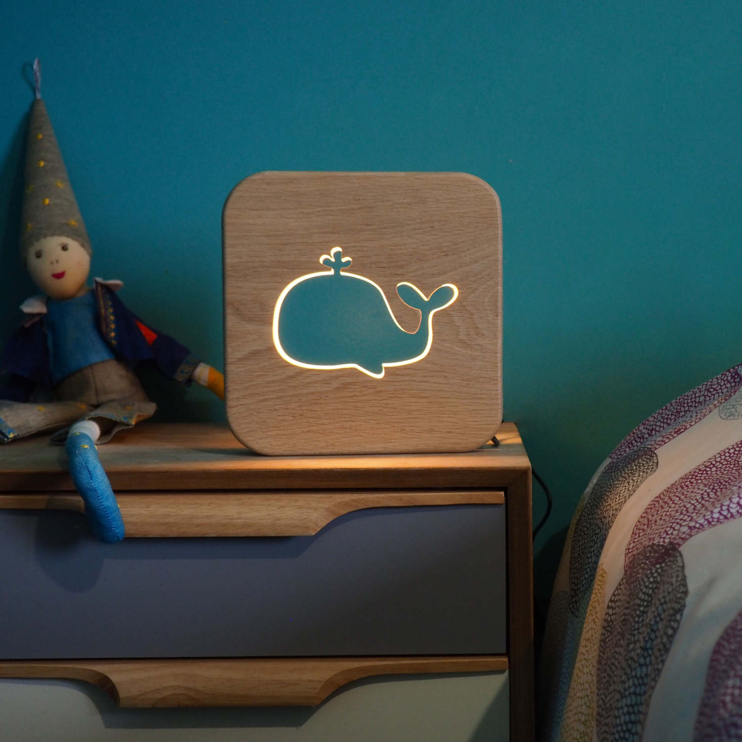 Veilleuse en bois – Image 3