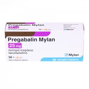 PREGABALINE MYLAN 25 mg