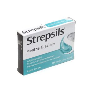 Strepsils Menthe Glaciale, 24 Pastille À Sucer