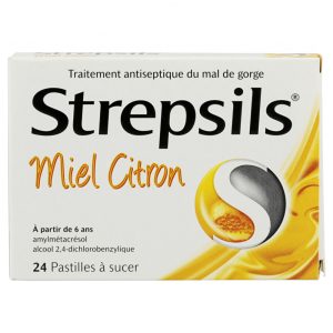 Strepsils Miel Citron, 24 Pastilles À Sucer