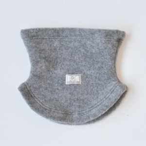 Tour de cou en polaire de laine mérinos – gris Pickapooh