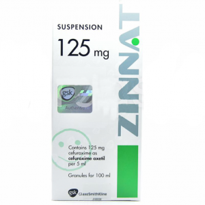 ZINNAT 125 mg/5 ml ENFANTS ET NOURRISSONS